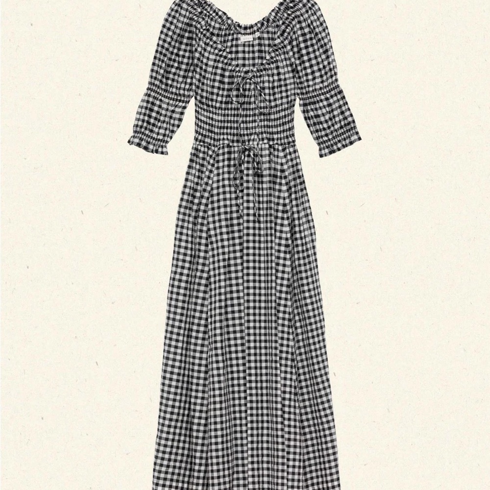 Dôen Ischia Dress, Gingham